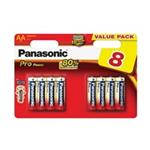 PANASONIC Alkalické baterie - Pro Power AA 1,5V balení - 8ks 00235849