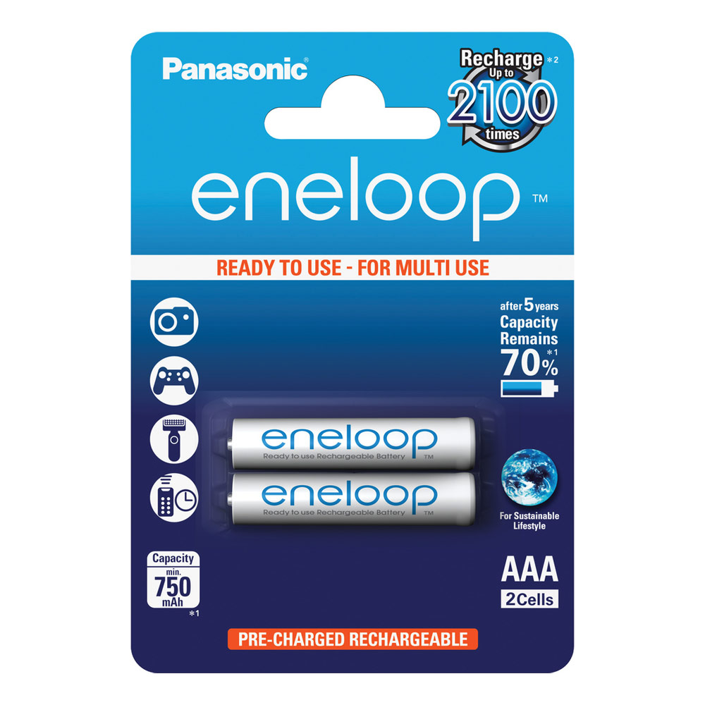PANASONIC Eneloop AAA 750 2BP 4MCCE/2BE