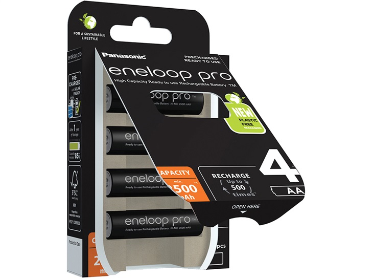 Panasonic HR6 AA 3HCDE/4BE ENELOOP PRO N, 2500 mAh (Blistr 4ks) 5410853064152