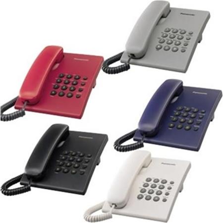 Panasonic KX-TS500FXC - jednolinkový telefon, fialový