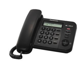 Panasonic KX-TS560FXB jednolinkovy telefon / cierny