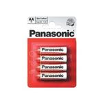 PANASONIC Zinkouhlíkové baterie - Red Zinc - blistr AA 1,5V balení - 4ks