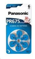 PANASONIC Zinkovzduchové baterie PR-675(44)/6LB AA 1,2V 4ks