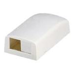 Panduit MINI-COM - Krabice k upevnění na povrch - bílá - 2 porty CBX2WH-AY