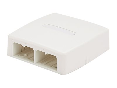 Panduit MINI-COM - Krabice k upevnění na povrch - bílá - 4 porty CBXQ4WH-A