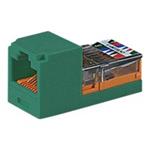 Panduit MINI-COM Mini-Jack TX5e - Modul - RJ-45 - zelená CJ588GRY