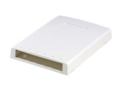 Panduit MINI-COM Multi-Media/Fiber Surface Mount Box - Krabice k upevnění na povrch - arktická bílá CBXF6AW-AY