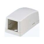 Panduit MINI-COM Surface Mount Box - Krabice k upevnění na povrch - černá - 1 port