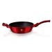 Panvica Berlingerhaus hlboká s mramorovým povrchom a pokrievkou 32 cm Burgundy Metallic Line BH-1261