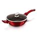 Panvica Berlingerhaus hlboká s mramorovým povrchom a pokrievkou 32 cm Burgundy Metallic Line BH-1261