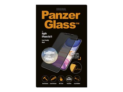 PanzerGlass CamSlider Dual Privacy - Filtr pro soukromí obrazovky - černá - pro Apple iPhone 11, XR P2668