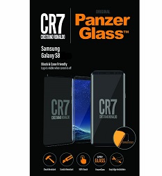 PanzerGlass Case Friendly - CR7 Cristiano Ronaldo - ochrana obrazovky - černá - pro Samsung Galaxy 9018