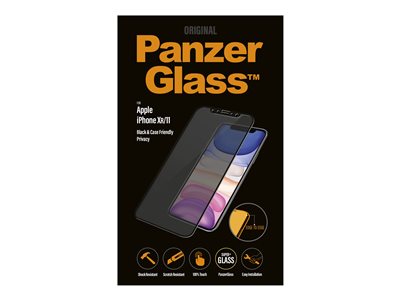 PanzerGlass Case Friendly - Filtr pro soukromí obrazovky - černá - pro Apple iPhone 11, XR P2665