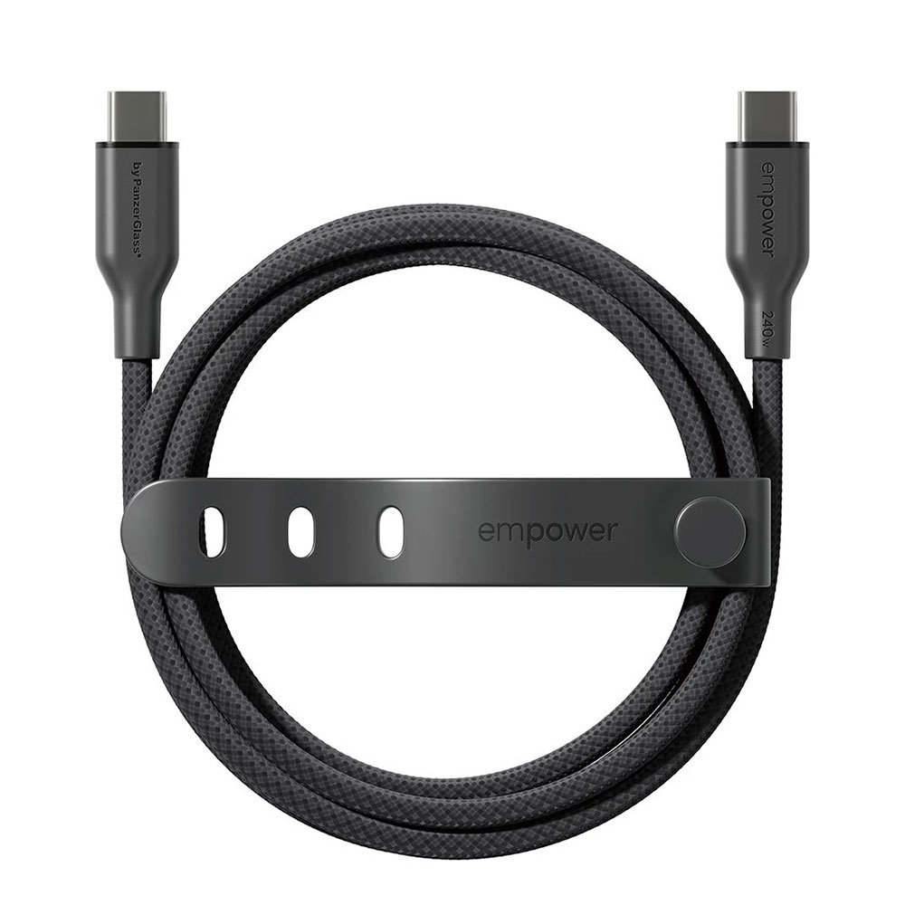 PanzerGlass kábel EMPOWER Racing USB-C to USB-C 2m 240W - Black EM32448