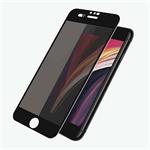 PanzerGlass ochranné sklo Privacy Camslider pre iPhone SE 2020/8/7/6 - Black Frame P2685