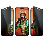 PanzerGlass ochranné sklo UWF Privacy pre iPhone 15 Pro Max - Black Frame P2812