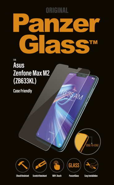 PanzerGlass - Tvrdené sklo pre Asus Zenfone Max M2 (ZB633KL), čierna 3516