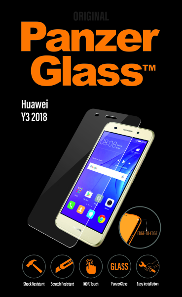 PanzerGlass - Tvrdené sklo pre Huawei Y3 2018, číra 5320