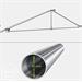 Párty stan Profi zeleno / biely 6x12 m 18279z