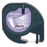 páska DYMO 16951 (12268) LetraTag Transparent Plastic Tape (12mm) S0721550/540/530