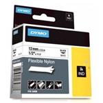 páska DYMO 18758 (18488) PROFI D1 RHINO Black On White Flexible Nylon Tape (12mm) S0718100