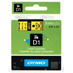 páska DYMO 40918 D1 Black On Yellow Tape (9mm) S0720730