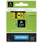 páska DYMO 43618 D1 Black On Yellow Tape (6mm) S0720790