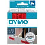 páska DYMO 45017 D1 Black On Red Tape (12mm) S0720570