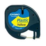 páska DYMO 59423 LetraTag Yellow Plastic Tape (12mm) S0721670/S0721570