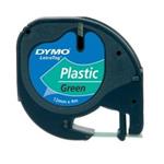 páska DYMO 59425 LetraTag Green Plastic Tape (12mm) S0721690/S0721590