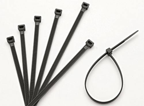 Páska sťahovacia - 300 x 4,8 mm, černá, balení 100ks 4510111