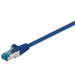patch kábel Cat6A, SFTP, LS0H, 0,5m, modrý