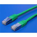 Patch kábel FTP cat 5e, 10m - zelený 21.15.0453