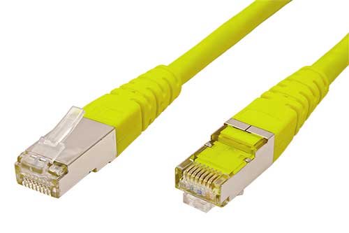 Patch kábel FTP cat 5e, 20m - žlutý 21.15.0472
