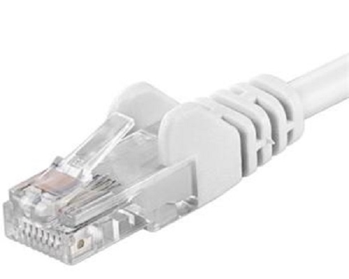 Patch kábel UTP Cat 6, 3m - bílý