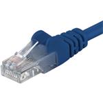 Patch kabel UTP RJ45-RJ45 level CAT6, 10m, modrá sp6utp100B
