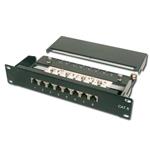 Patch panel 8 port Cat. 6 STP 1U/10" 50512193