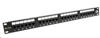 Patch panel Solarix 24 x RJ45 CAT6 UTP čierny 1U (350 MHz) SX24-6-UTP-BK