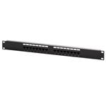 Patch panel UTP cat.5 16p. 1U,Black 50512197