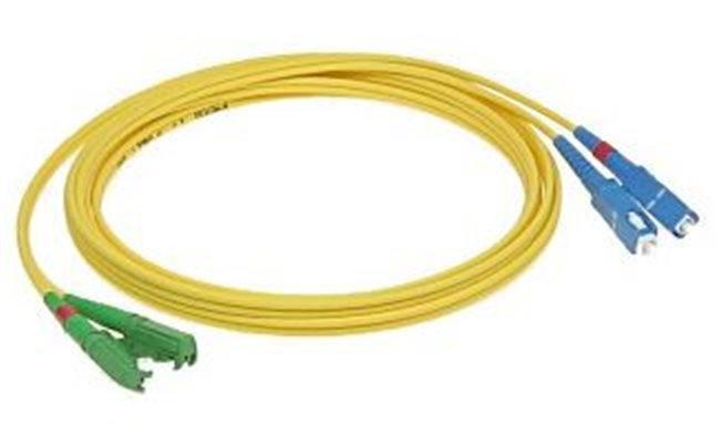 Patchcord FO duplex E2000/APC-SC/PC 9/125um SM 12m, OS2 5027107952115