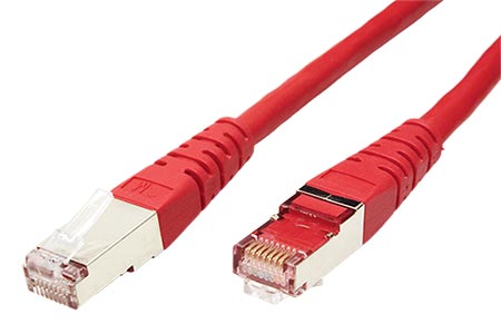 Patchkabel S/FTP,Cat6,2xRJ45, 2m červený H6GLG02K0R