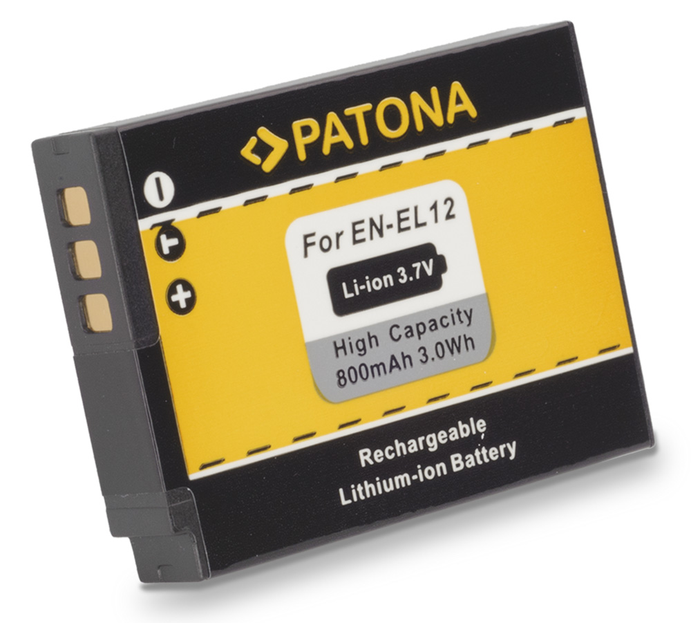 PATONA baterie pro foto Nikon ENEL12 800mAh PT1088