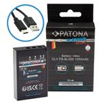 PATONA baterie pro foto Olympus BLS-5/BLS5 1050mAh Li-Ion Platinum USB-C nabíjení PT1415