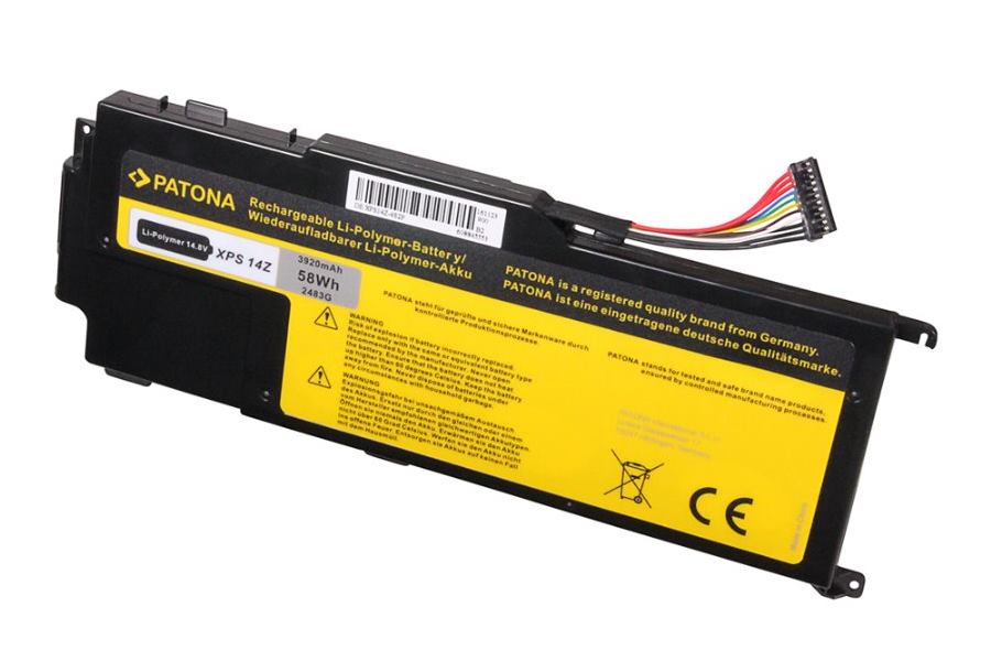 PATONA baterie pro ntb DELL XPS 14Z 3920mAh Li-Pol 14,8V V79Y0 PT2483