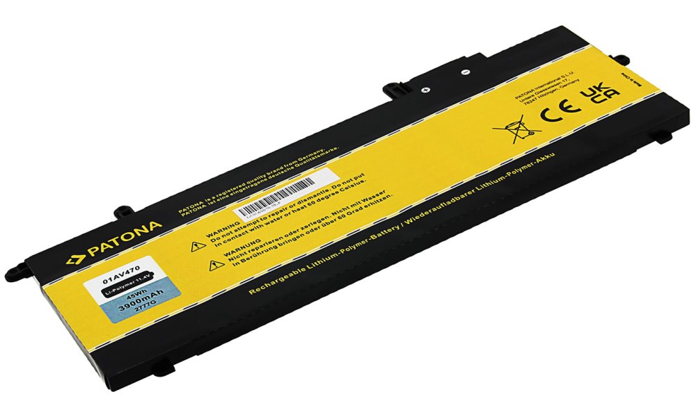 PATONA baterie pro ntb LENOVO Thinkpad A285/X280 3900mAh Li-Pol 11,4V 01AV470 PT2777