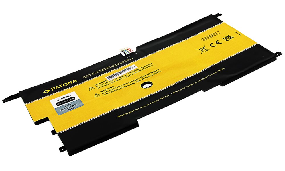 PATONA baterie pro ntb LENOVO Thinkpad X1 Carbon Gen.3 2800mAh Li-Pol 15,2V 45N1703 PT2860