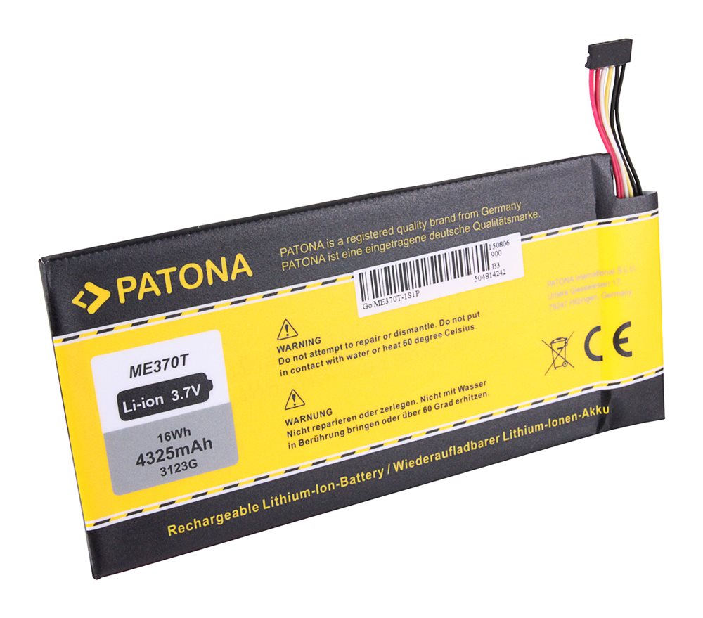 PATONA baterie pro tablet PC Asus Nexus 7 4325mAh 3,7V Li-Ion PT3123