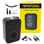PATONA cestovní mini kompresor do auta, na kolo/ powerbank 4000 mAh/ LED SOS/ USB-A/ USB-C/ LCD PT4223