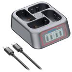 PATONA nabíječka 4-port pro Foto Canon LP-E6/LP-E6N/LP-E6P/LP-E6NH, Power delivery, USB-C PT4178