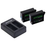 PATONA nabíječka pro digitální kamer Dual GoPro Hero 9/Hero 10/Hero 11 + 2x aku 1730 mAh PT9885B